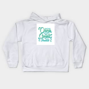 'Small Deeds Done Are Better' Food and Water Relief Shirt Kids Hoodie